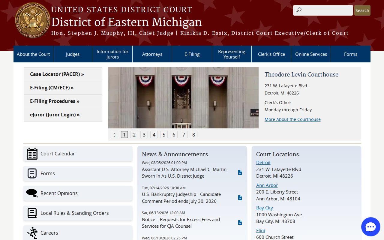 Crawford County civil court docket federal record boundary
