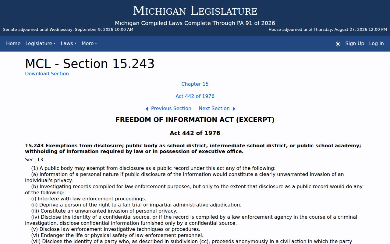 Grayling court records public-access rule reference