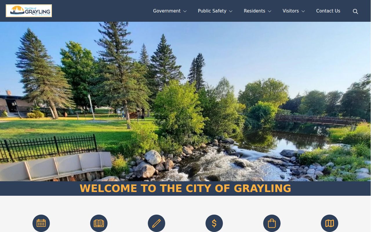 Grayling court records City Hall routing reference